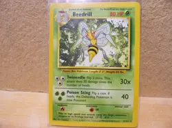 Pokemon Card Rare Beedrill computer search Unlimited Base Set 17/102 71/102 - Image 2