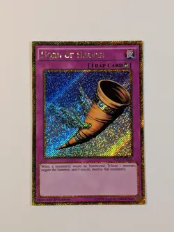 Yugioh TCG -1x Horn of Heaven - PGL3-EN034 - NM/LP - Gold Secret Rare - 2016 - Image 1
