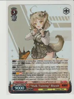 "Walk Training" Biscuit Super Rare Weiss Card NIK/S117-E066S SR NIKKE - Image 1