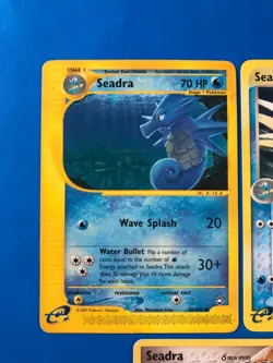 Seadra Vtg 3 Card LOT - Aquapolis 58/147 LP/MP - EX Dragon & Frontiers Pokemon - Image 2