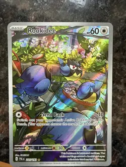 Pokemon TCG Rookidee Full Art Holo Card 225/193 Paldea Evolved Illustration Rare - Image 1