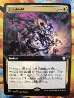 Inkshield Extended Art Magic The Gathering Card, Commander : Strixhaven, 398 - Image 1