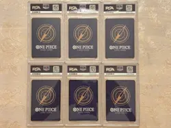 PSA10 ONE PIECE Card SP Set of 6 Shanks Alt Art A Fist of Divine Speed Japan - Image 2