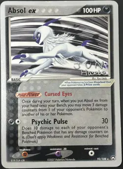 Absol ex 92/108 EX Power Keepers Non-Holo WC 2007 Pokemon Card LP - Image 1