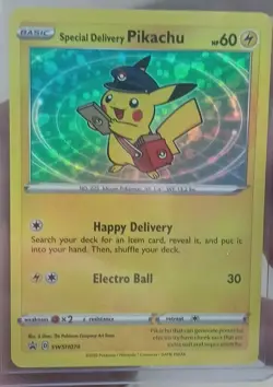 Affordable Special Delivery Pikachu - SWSH074 - SWSH: Promo Card FAN ART - Image 2