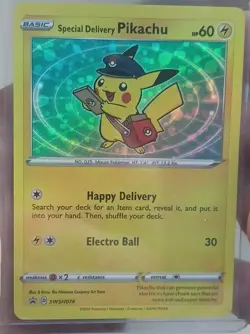 Affordable Special Delivery Pikachu - SWSH074 - SWSH: Promo Card FAN ART - Image 3
