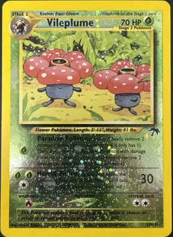 Vileplume 17/18 Southern Islands Reverse Holo Rare Pokemon Card NM - Image 1