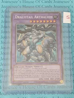 JUSH-EN006 Dracotail Arthalion Starlight Rare Yu-Gi-Oh Card 1st Edition New - Image 4