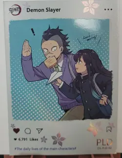 Genya & Muichiro Card Demon Slayer So The Dream Wedding 1 Anime Manga DS-PLD-02 - Image 1