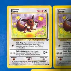 EEVEE VTG 5 Card LOT-Jungle- Legendary Collection- Neo Discovery 38/75 Pokemon - Image 2