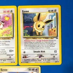 EEVEE VTG 5 Card LOT-Jungle- Legendary Collection- Neo Discovery 38/75 Pokemon - Image 4