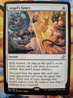 Angel's Grace Magic The Gathering Card, Time Spiral Remastered, 004/289 - Image 1