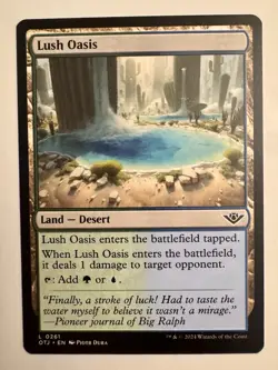 x1 Lush Oasis OTJ MTG 261 COMMON M/NM 1x - Image 1