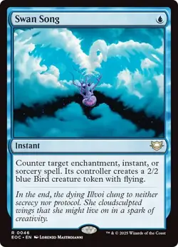 SWAN SONG mtg NM-M Commander: Edge of Eternities 1 Rare - Image 1