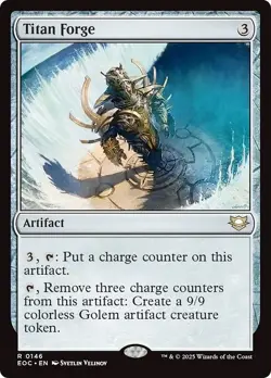 TITAN FORGE mtg NM-M Commander: Edge of Eternities 1 Rare - Image 1