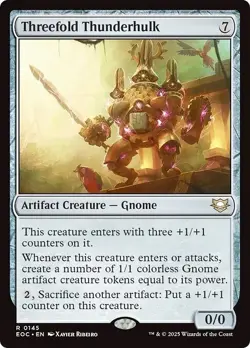 THREEFOLD THUNDERHULK mtg NM-M Commander: Edge of Eternities 1 Rare - Image 1