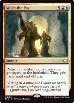 WAKE THE PAST mtg NM-M Commander: Edge of Eternities 1 Rare - Image 1
