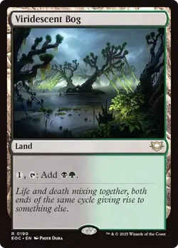 VIRIDESCENT BOG mtg NM-M Commander: Edge of Eternities 1 Rare - Image 1