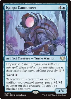KAPPA CANNONEER mtg NM-M Commander: Edge of Eternities 1 Rare - Image 1