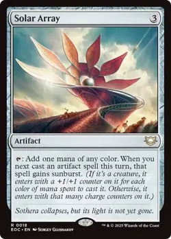 SOLAR ARRAY mtg NM-M Commander: Edge of Eternities 1 Rare - Image 1