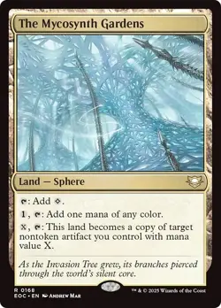 THE MYCOSYNTH GARDENS mtg NM-M Commander: Edge of Eternities 1 Rare - Image 1