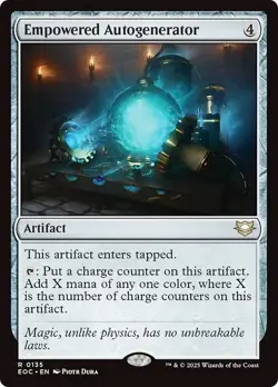 EMPOWERED AUTOGENERATOR mtg NM-M Commander: Edge of Eternities 1 Rare - Image 1