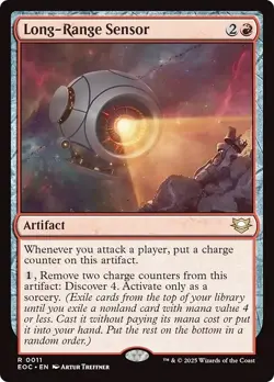 LONG-RANGE SENSOR mtg NM-M Commander: Edge of Eternities 1 Rare - Image 1