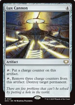 LUX CANNON mtg NM-M Commander: Edge of Eternities 1 Rare - Image 1