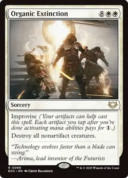 ORGANIC EXTINCTION mtg NM-M Commander: Edge of Eternities 1 Rare - Image 1