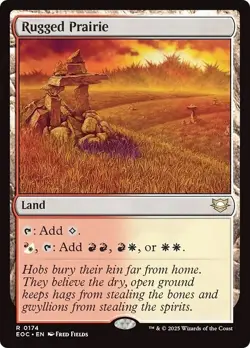RUGGED PRAIRIE mtg NM-M Commander: Edge of Eternities 1 Rare - Image 1