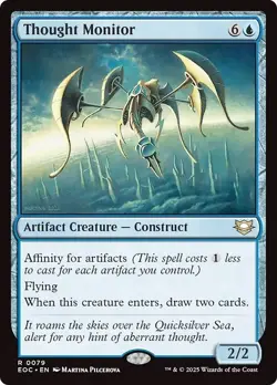 THOUGHT MONITOR mtg NM-M Commander: Edge of Eternities 1 Rare - Image 1