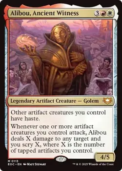 ALIBOU, ANCIENT WITNESS mtg NM-M Commander: Edge of Eternities 1 Mythic - Image 1