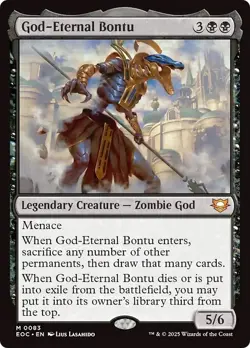GOD-ETERNAL BONTU mtg NM-M Commander: Edge of Eternities 1 Mythic - Image 1