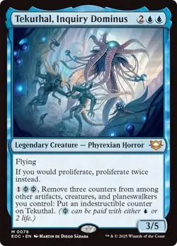 TEKUTHAL, INQUIRY DOMINUS mtg NM-M Commander: Edge of Eternities 1 Mythic - Image 1