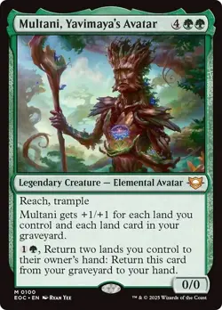 MULTANI, YAVIMAYA'S AVATAR mtg NM-M Commander: Edge of Eternities 1 Mythic - Image 1