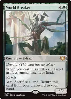 WORLD BREAKER mtg NM-M Commander: Edge of Eternities 1 Mythic - Image 1