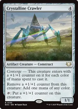 CRYSTALLINE CRAWLER mtg NM-M Commander: Edge of Eternities 1 Rare - Image 1