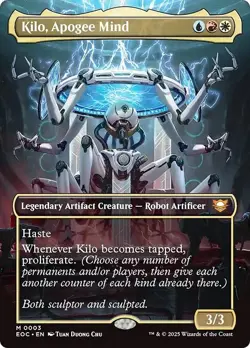 FOIL Borderless KILO, APOGEE MIND mtg NM Commander: Edge of Eternities Mythic - Image 1