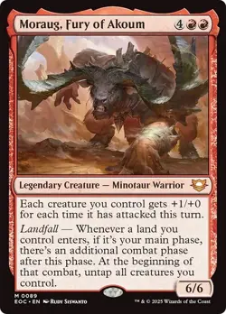 MORAUG, FURY OF AKOUM mtg NM-M Commander: Edge of Eternities 1 Mythic - Image 1