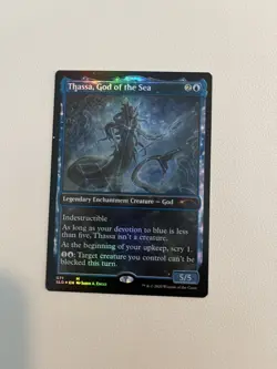 1x FOIL Thassa, God of the Sea MTG Secret Lair Lightly Played - Image 1
