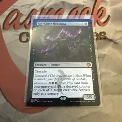 MTG Rot-Curse Rakshasa Tarkir: Dragonstorm Regular #0087 - Image 1