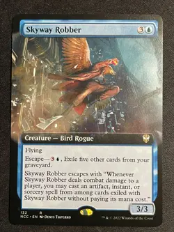 MTG Skyway Robber (Extended Art), NM-Mint, (NCC #132) Regular - Image 1