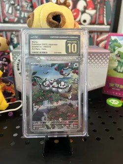 CGC 10 Pristine Pokemon Starly 090/078 Scarlet Art Rare Card - Image 1