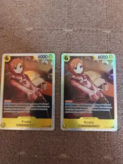 2 x One Piece Card Game Koala OP09-103 SR English - Image 1