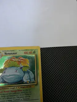 Pokemon TCG Venusaur 15/102 Unlimited/Base Set LP/MP Holo Genuine - Image 4