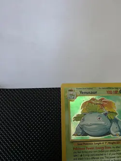 Pokemon TCG Venusaur 15/102 Unlimited/Base Set LP/MP Holo Genuine - Image 5