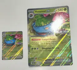 Pokemon Venusaur Ex Stellar Crown Stamped Promo 001/142 Jumbo/Standard TCG NM - Image 2