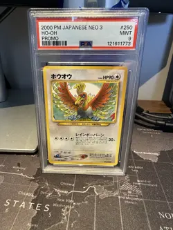 2000 Pokemon Japanese Neo 3 Promo #250 Ho-Oh / MINT PSA 9 *1988 - Image 1