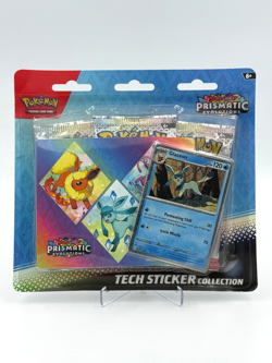 Pokemon TCG Prismatic Evolutions Tech Sticker Collection Set of 3 Sealed - Image 5