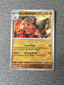 Pokemon Twilight Masquerade Reverse Holo 100/167 Hisuian Arcanine - Image 1